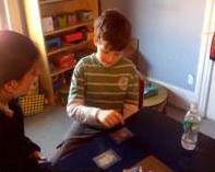 Ben works on project